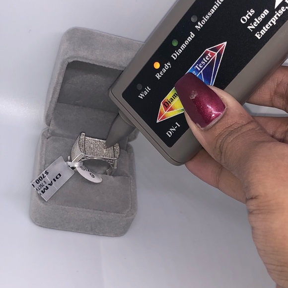 Unbeatable price REAL diamond mens custom made ring huge sale not fake best gift - Picture 3 of 8